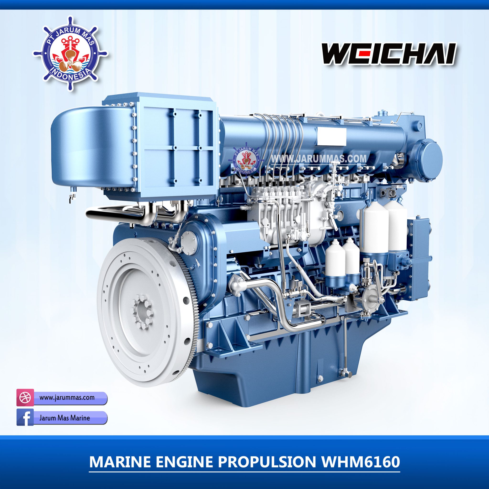 Engine S6K-T 88KW / 1500RPM MITSUBISHI Kondisi Baru 100% - PT Jarum Mas ...