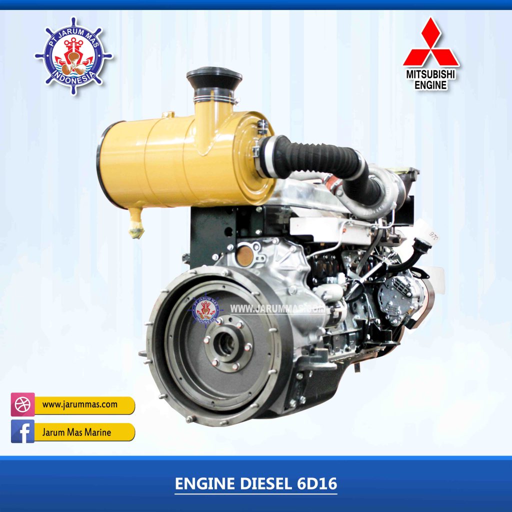 Engine S6K-T 88KW / 1500RPM MITSUBISHI Kondisi Baru 100% - PT Jarum Mas ...