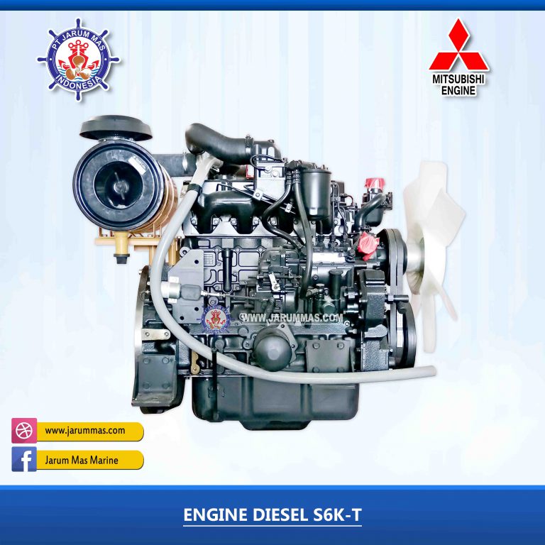 Engine S6K-T 88KW / 1500RPM MITSUBISHI Kondisi Baru 100% - PT Jarum Mas ...