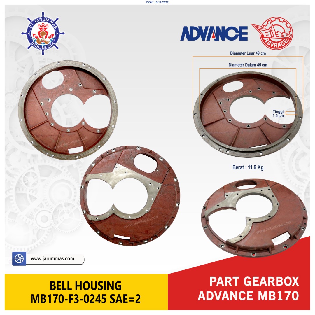 BELL HOUSING MB170F302/45 SAE=2 ''ADV'' PT Jarum Mas Indonesia